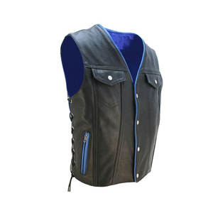 Chaleco de Cuero para Hombre de Primera Calidad, Transpirable, Disponible en Todas las Tallas y Colores, Chaleco de Cuero para Hombre, Chaleco de Cuero Premium - Product Image 3