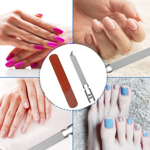 Venta al por mayor Lima de uñas de acero inoxidable Belleza Cuidado personal Manicura Pedicura Herramienta Lima de uñas de alta calidad - Product Image 6