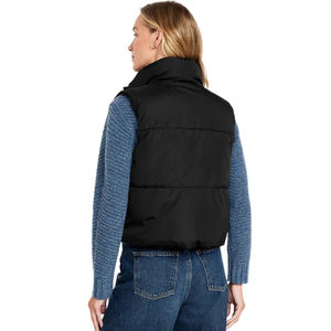 Gilet matelassé en nylon tricoté chaud d'hiver pour femmes grande taille personnalisable Fermeture éclair Sans manches Respirant Rapide - Product Image 5