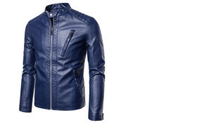 Wholesale Sialkot Leather <b>Jacket</b> Winter Motorcycle <b>Jacket</b> Zipper Closure Pattern Decoration Men's Women's Leather <b>Canvas</b> <b>Jacket</b> - Product Image 3