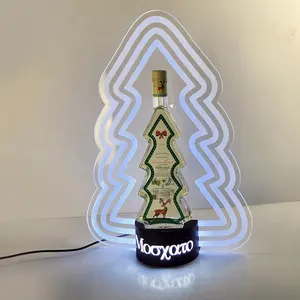 Giá Đỡ Đèn LED Thanh Cao Cấp Tùy Chỉnh Giá Rượu Gắn Acrylic Với Quầy Bar Hoặc Sự Kiện Gia Đình Hoặc Giáng Sinh