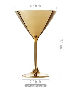 Look captivant Barware Bière Oinking Gobelet En Verre En Gros Et Fournisseur Meilleur Design Cuivre Fini Gobelet À Vin - Product Image 6