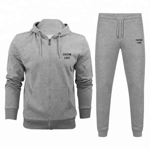 2025 personnalisé fermeture éclair haute qualité hommes survêtements grande taille en gros hiver survêtements ensemble blanc survêtement costumes - Product Image 1