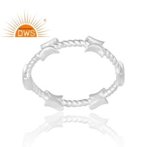 Latest Selling 925 Sterling <b>Silver</b> <b>Band</b> <b>Ring</b> Custom Design Jewelry For Women Gift For Her - Product Image 1