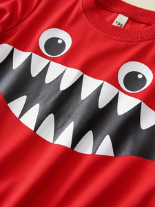 ชุดสูทสองชิ้นสำหรับเด็กวัยหัดเดินชุดวอร์มสองชิ้นแบบสวมศีรษะสำหรับเด็กผู้ชายฤดูหนาวระบายอากาศได้ดีชุดวอร์มเฟรนช์เทอร์รี่ออกแบบได้ตามต้องการ - Product Image 3