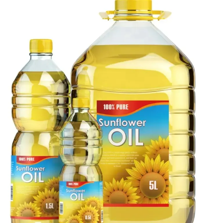 Sunflower Oil, Refined Unrefined Wholesale Farm Brand 5 litters 100% Pure Vegetable Palm Cooking Oil