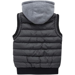 Chaqueta de lona acolchada para hombre, diseño nuevo 2025, cuello alto, cierre frontal con cremallera, resistente al viento, talla grande, estilo urbano, color liso - Product Image 2