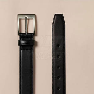 Cinturón de Cuero para Hombre de Alta Calidad, Hebilla de Pin, Cuero Vacuno Genuino, Correa Ajustable, Cinturón de Cuero Formal - Product Image 5