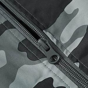 แจ็คเก็ตบอมเบอร์กีฬาฤดูหนาวคุณภาพสูงสำหรับผู้ชาย ขายส่งราคาถูก สตรีทแวร์ คอตั้ง สไตล์ไฮสตรีท ระบายอากาศได้ดี - Product Image 3