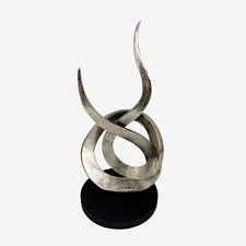 Escultura de Aluminio Corallo Plateado al Mejor Precio en Moradabad - Product Image 3