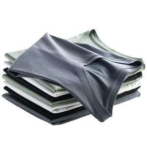 Camisetas de Hombre 100% Algodón, Cuello Redondo, Corte Regular, Transpirables, Resistentes a las Arrugas, de Secado Rápido, Ecológicas, Color Sólido - Product Image 1