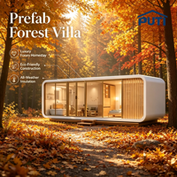 Offre Spéciale : Maison Modulaire Préfabriquée de Luxe Apple Cabin House de 20 pieds avec Verre Panoramique pour Airbnb, Complexes Hôteliers et Sites Touristiques