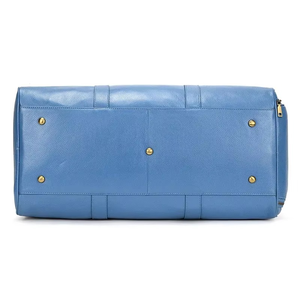 Sac polochon vintage personnalisé en cuir de haute qualité avec design gaufré sac de sport Baotou à ceinture en cuir avec compartiment à chaussures pour court voyage - Product Image 2