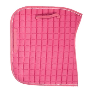 Venta caliente Rosa poliéster/tela de algodón almohadilla cuadrada para SILLÍN acolchado relleno de espuma suave y cómodo para montar a caballo estilo inglés - Product Image 2