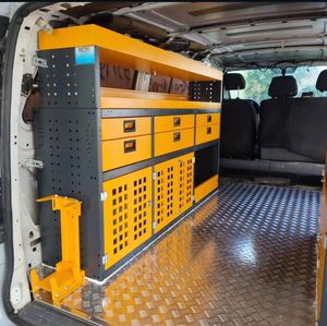 Professional OEM Mobile Workshop Storage System for Commercial Vans-Easily Assembled Knock-down Structure 10 Drawers for All - Product Image 4