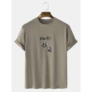 Camiseta de corte regular para hombre Camiseta absorbente de sudor de manga corta de larga duración Camiseta azul personalizada para hombre Estilo de vida diario al por mayor - Product Image 3