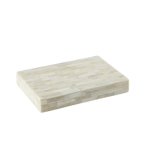 Simple Design Decorative Resin Work Jewellery <b>Box</b> <b>Beige</b> Colour Bone Work Polished Finishing Factory Price High Quality - Product Image 1