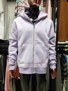 Logo personnalisé Sweat à capuche surdimensionné avec fermeture éclair pour hommes 100% coton lourd en noir-pour l'hiver - Product Image 2