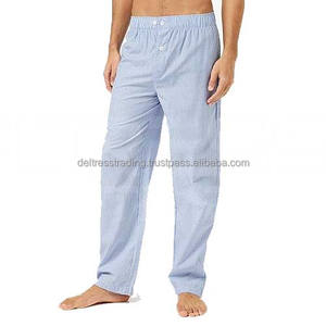 Ensemble de vêtements de nuit pour hommes de qualité supérieure Peignoir respirant à manches courtes 2 pièces en tricot à un prix - Product Image 5