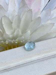 Cabujón de forma ovalada de Aguamarina de Color superior Natural de 10x8 MM, piedra preciosa de diamante de 2,79 quilates con buen brillo para la fabricación de joyas - Product Image 3