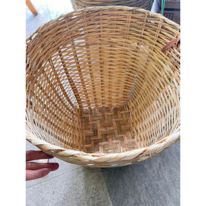 <b>Bamboo</b> <b>Basket</b> Woven Crafted <b>Basket</b> With Sustainability Eco-Friendly Handmade Products for Vintage Decoration - Product Image 3