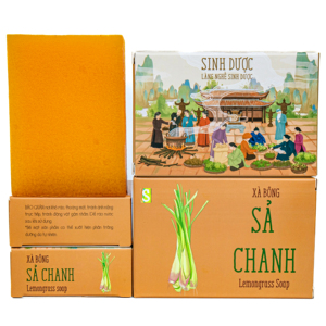 Edición limitada Cúrcuma Hierba de limón Jabón hecho a mano Blanqueamiento de hierbas Jabón de baño orgánico Etiqueta privada Vietnam - Product Image 1