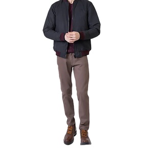 Bomber Edge Bold Style Coated <b>Camouflage</b> Formal Spring Unisex <b>Jacket</b> with Front Logo - Product Image 1
