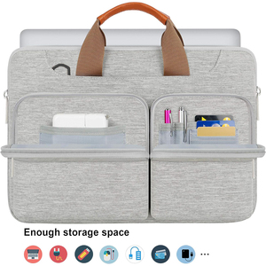 Sac à bandoulière unisexe pour <span class=keywords><strong>ordinateur</strong></span> <span class=keywords><strong>portable</strong></span> 15,6 pouces, sac de conférence professionnel multifonctionnel, étui de protection pour <span class=keywords><strong>ordinateur</strong></span> <span class=keywords><strong>portable</strong></span> 360° - Product Image 5