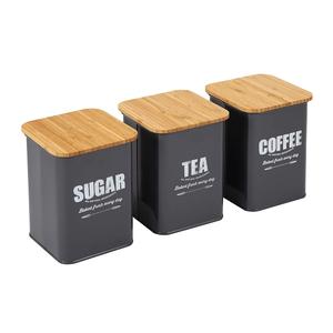 Boîte en métal classique élégante boîte de rangement en métal de forme carrée noire de qualité supérieure plateau de Table fait à la main boîte d'ustensiles de cuisine - Product Image 3