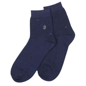 Men's <b>Socks</b> - Navy Blue - Product Image 1