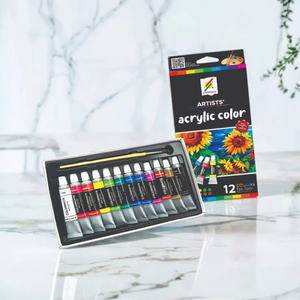ชุดสีอะคริลิค12มล. ชุดสีอะคริลิค12สีสำหรับศิลปินและเด็ก - Product Image 3