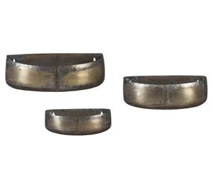 <b>Small</b> Rustic Decorative Classic Planter Set Garden Supplies Enamel <b>Pots</b> with Tray Plants Cups for Outdoor Flower <b>Pot</b> - Product Image 3