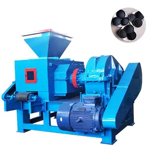 Indonesia coffee husk firewood leaves waste paper coconut shell biomass briquette machine