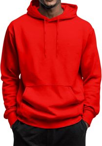 Sweat à capuche oversize en molleton polyester/coton épais style Hip Hop, imprimé sérigraphié, personnalisable avec logo, idéal pour l'hiver et les loisirs - Product Image 3