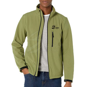 เสื้อแจ็คเก็ตซอฟต์เชลล์แบบซิปหน้า ดีไซน์ใหม่ เป็นมิตรกับสิ่งแวดล้อม ระบายอากาศได้ดี มีโลโก้ด้านหน้า สำหรับผู้ชาย ใส่ในฤดูหนาว - Product Image 4