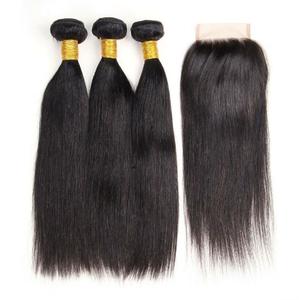 Venta al por mayor de fábrica fabricante sedoso recto mujeres hombres pelucas de pelo resistente al calor ligero suave ajuste transparente brillante - Product Image 6