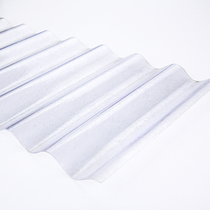 Tuile de toit en matériau composite léger et transparent en fibre de verre, panneau de <span class=keywords><strong>toiture</strong></span> ondulé en plastique FRP, tailles disponibles <span class=keywords><strong>pour</strong></span> découpe et soudage - Product Image 2