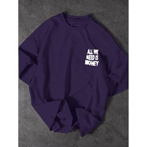 T-shirt streetwear personnalisé OEM, col rond, coton, impression, fabricant, t-shirts décontractés tendance, marque privée, t-shirts pour hommes - Product Image 1