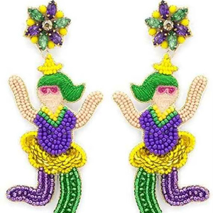 Boucles d'oreilles pendantes multi-formes faites à la main de qualité d'exportation, bijoux modernes tendance pour femmes au meilleur prix - Product Image 1