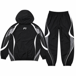 European and American Functional Streetwear <b>Winter</b> Windbreaker Bomber <b>Jacket</b> Hooded Zipper Nylon Drawstring Sports men's <b>jackets</b> - Product Image 2