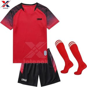 Para el estilo del equipo de grado Ropa de fútbol Uniformes del equipo oficial Impresión de logotipo personalizado Precio al por mayor directo de fábrica 100% Poliéster - Product Image 1