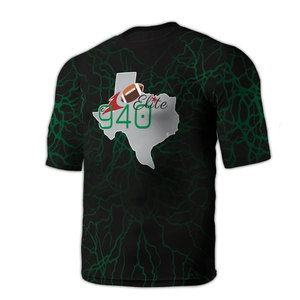 Maillot de football en polyester taille adulte avec logo brodé Maillot de football américain Vêtements de football par sublimation pour hommes Chemises de football - Product Image 1