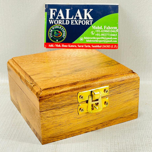 Caja de madera de mango tallada a mano antigua Joyero pulido único para Decoración de mesa Precio competitivo de Falak World Export - Product Image 1