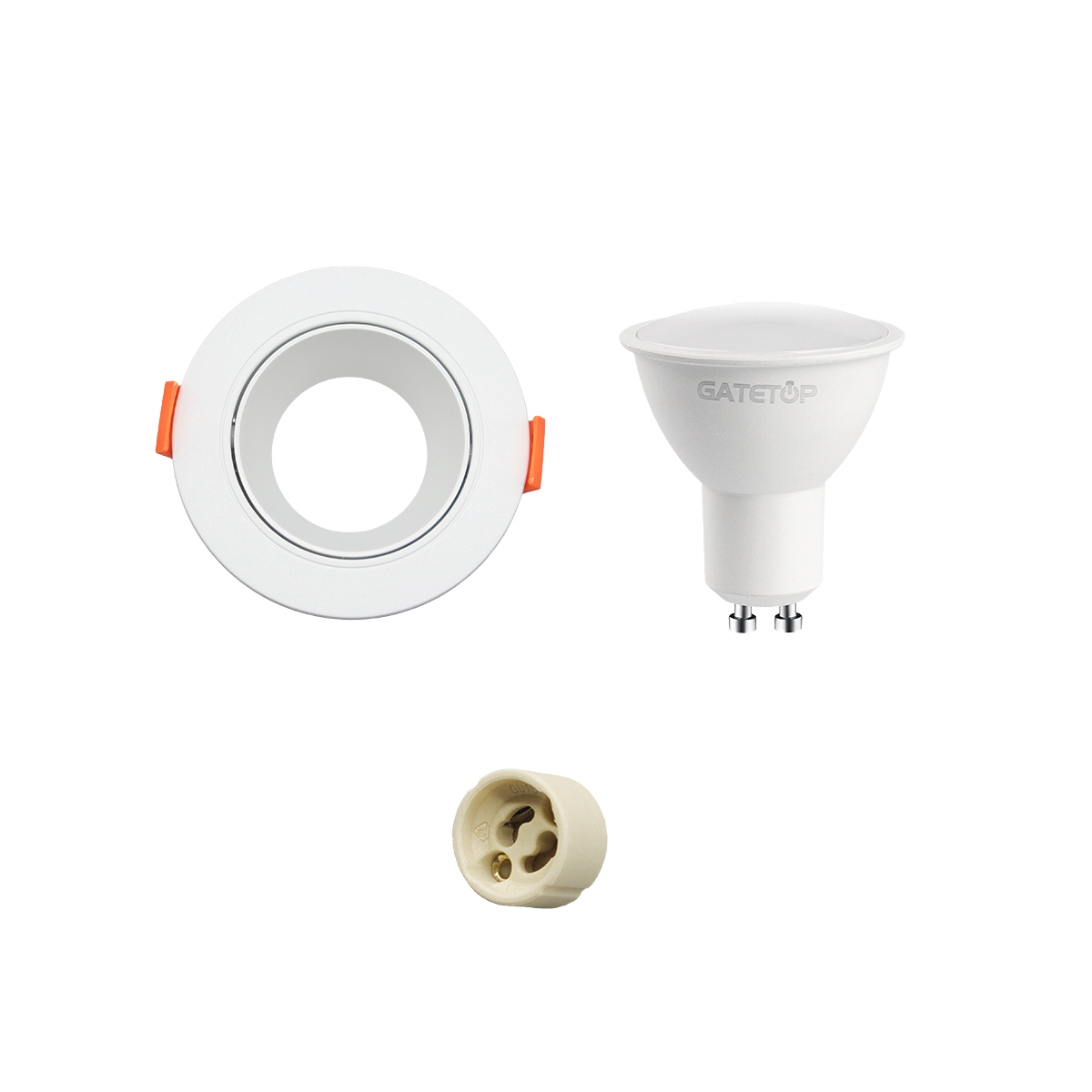 Светодиодный прожектор GU10 MR16 3W-8W с базой GU10 GU5.3 и пластиковыми каркасными светильниками