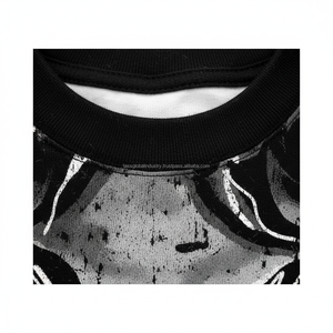 เสื้อยืดสตรีทแวร์ทรงโอเวอร์ไซส์ คุณภาพสูง เป็นมิตรกับสิ่งแวดล้อม เนื้อผ้าหนา พิมพ์ลายกราฟิกแบบสกรีน  ผ้าคอตตอนหนา ตัดเย็บทรงครอป สำหรับผู้ชาย - Product Image 4