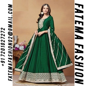 Latest Eid Festival <b>Women's</b> Long Gown with Dupatta Salwar <b>Suit</b> Kameez for Indian <b>Wedding</b> Parties Pakistani Dresses for Parties - Product Image 2