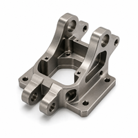 Pièces usinées CNC sur mesure en titane Ti-6Al-4V pour dispositifs aérospatiaux et effets fins robotiques, MOQ personnalisé, usinage CNC de précision