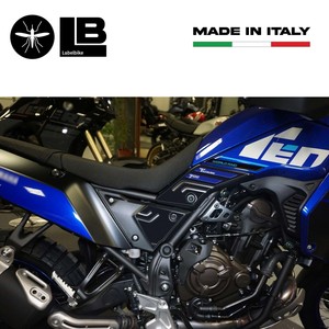 Autocollants de protection latérale de réservoir 3D compatibles Yamaha Tenere 700 2022, protections latérales de moto à coller - Product Image 3