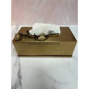 Designer attrayant dessus de table maison et cuisine porte-papier de soie hôtels et salle de bain Table Ware support de stockage de mouchoirs en Inde - Product Image 5