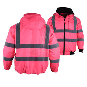 Chaqueta de seguridad de protección reflectante de alta calidad más vendida para hombres Nueva llegada Logotipo personalizable Servicio OEM - Product Image 2